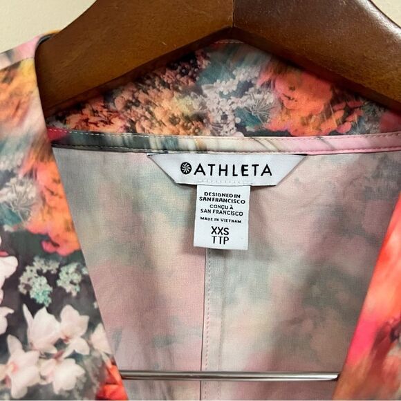 Athleta flowered lightweight floral romper size XXS - Picture 7 of 7